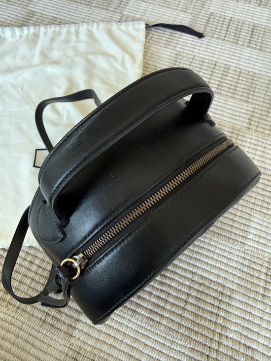 Gucci Black Chevron GG Leather Backpack main image 5